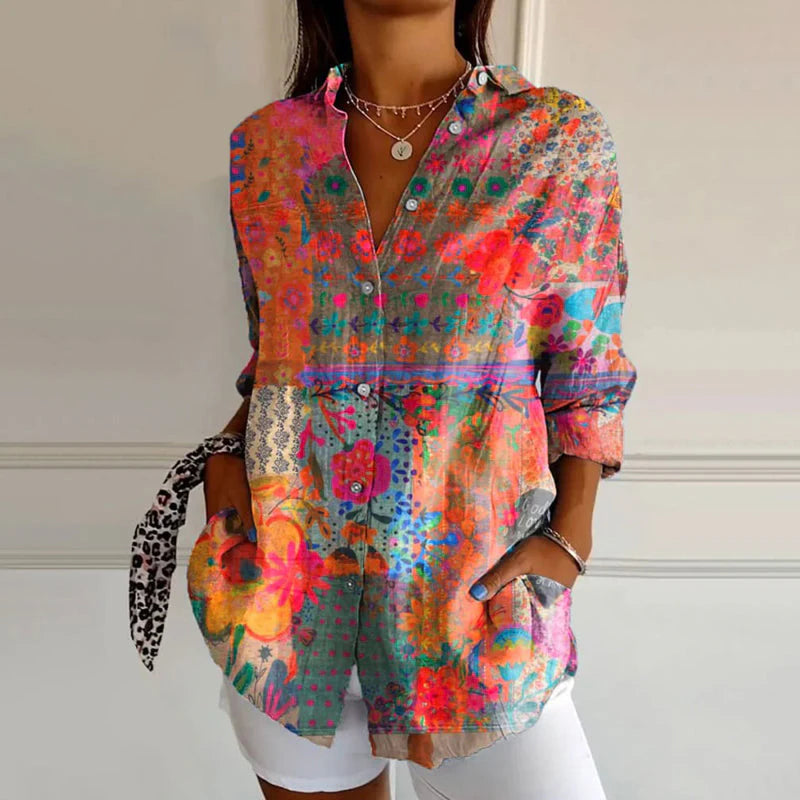 Calista - Floral Blouse