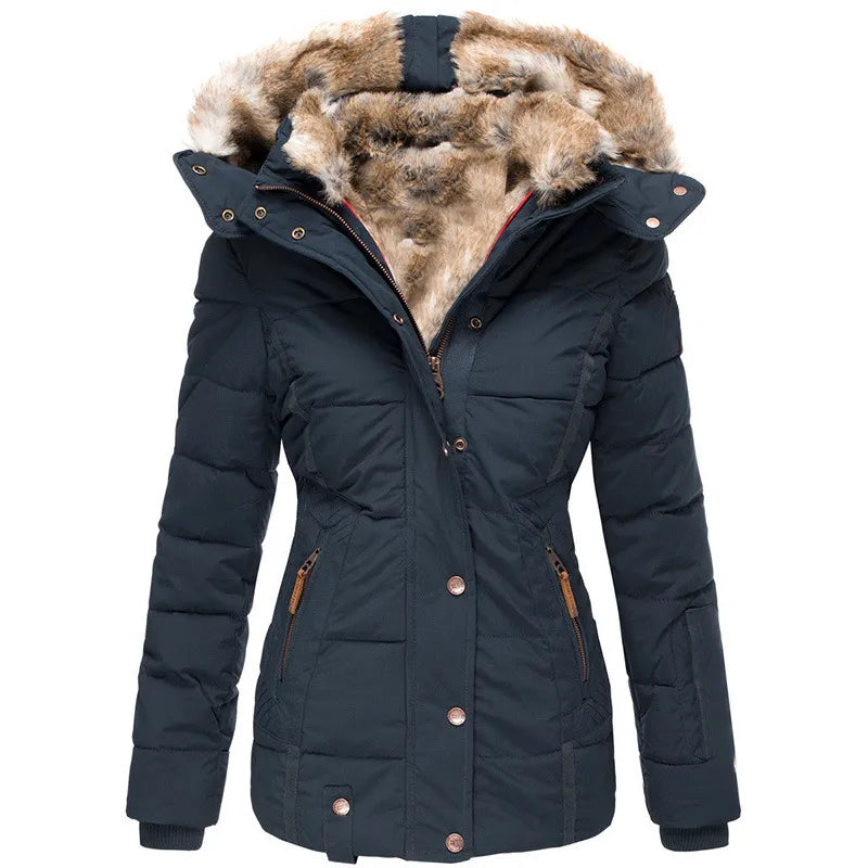 Colette – Luxe Fur-Lined Winter Parka