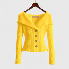 Mika – Elegant Off-Shoulder Knit Top