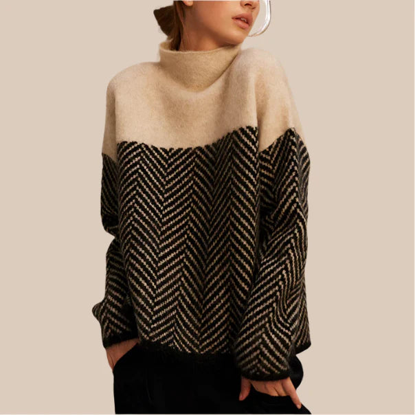 Sabrina – Modern Elegance Knit Sweater