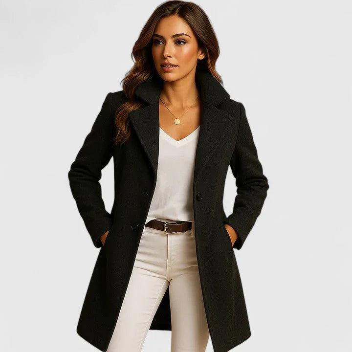 Colette – Classic Tailored Wool Coat
