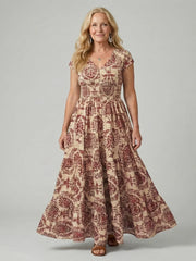 Melior | Printed Flow Maxi Dress