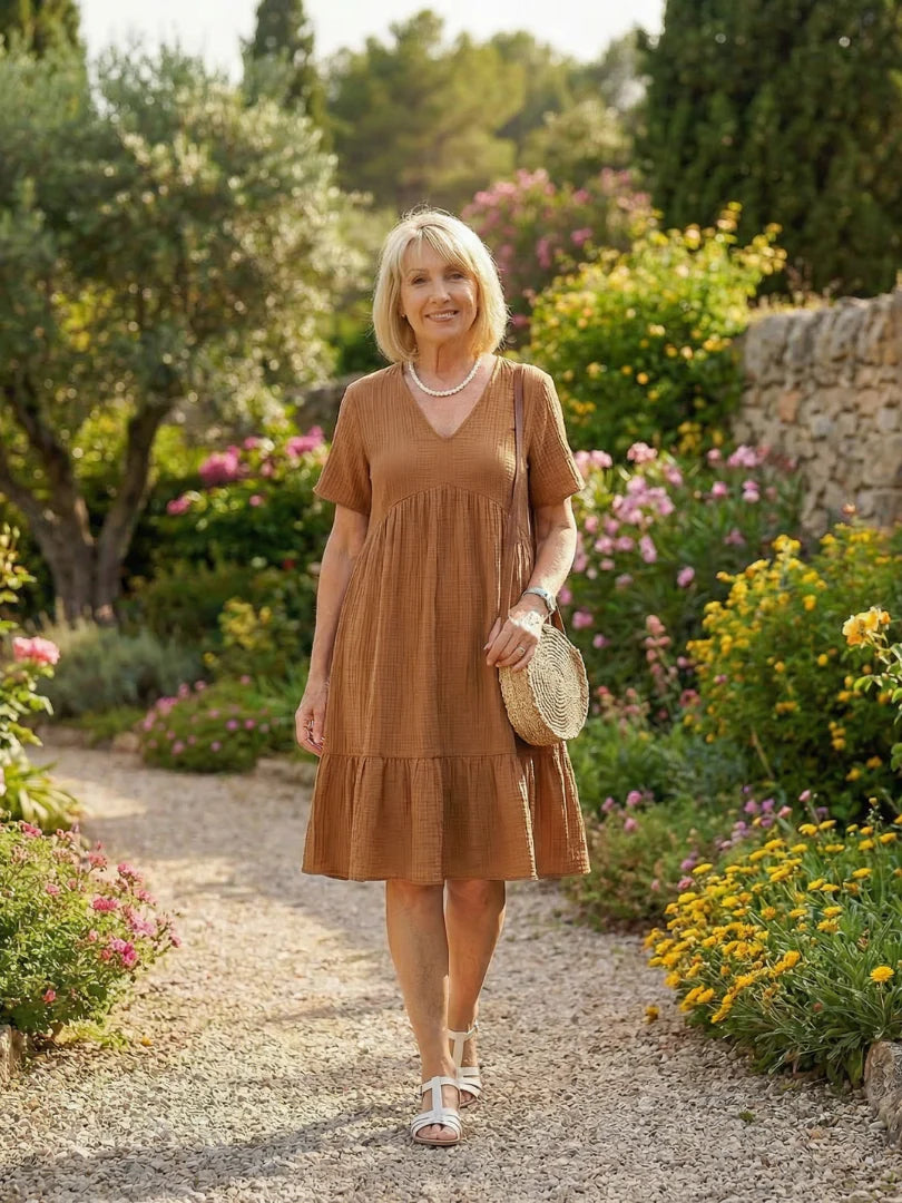 Delphinia | Woven Ease Dress