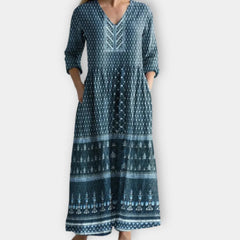 Chlotilde | Boho Maxi Dress Made From Soft Premium Fabric