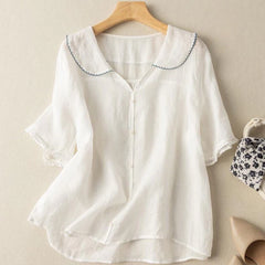 Hailey – Summer Button Blouse