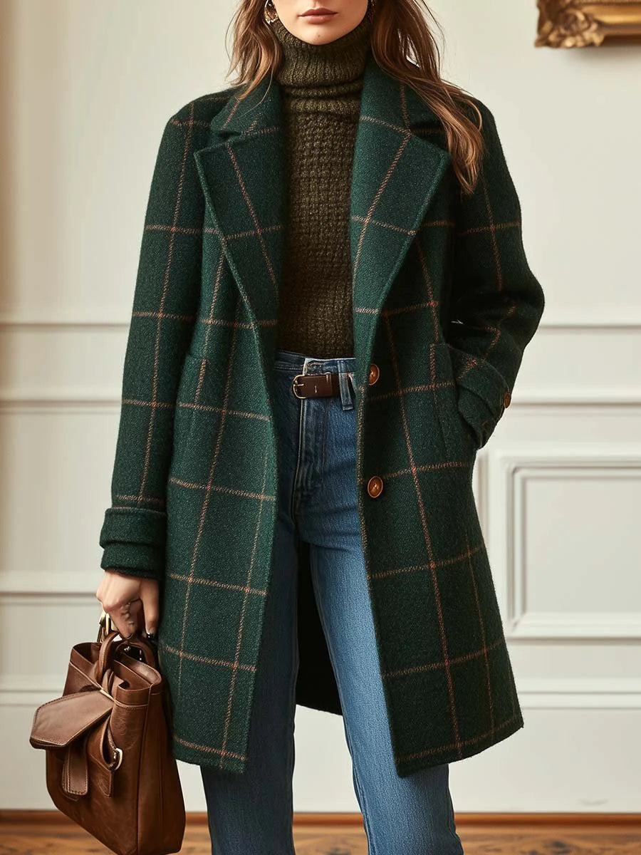 Danielle – Patterned Overcoat