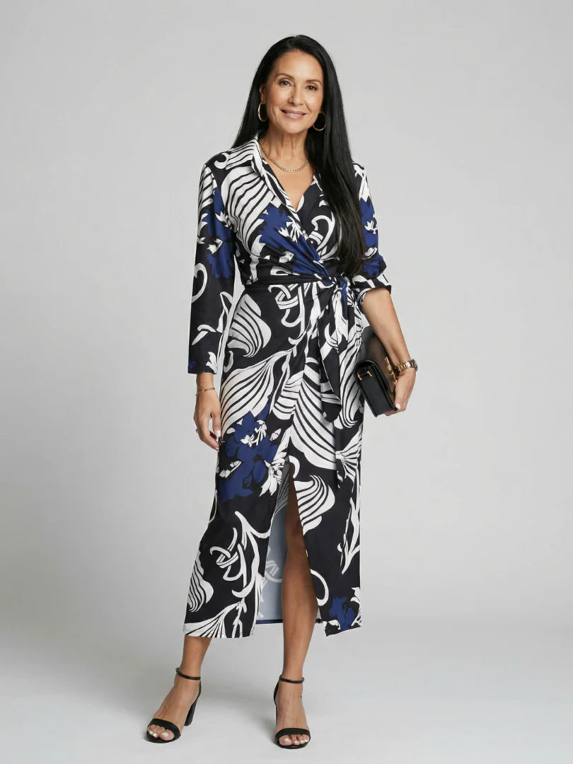 Elden | Relaxed Wrap Midi Dress