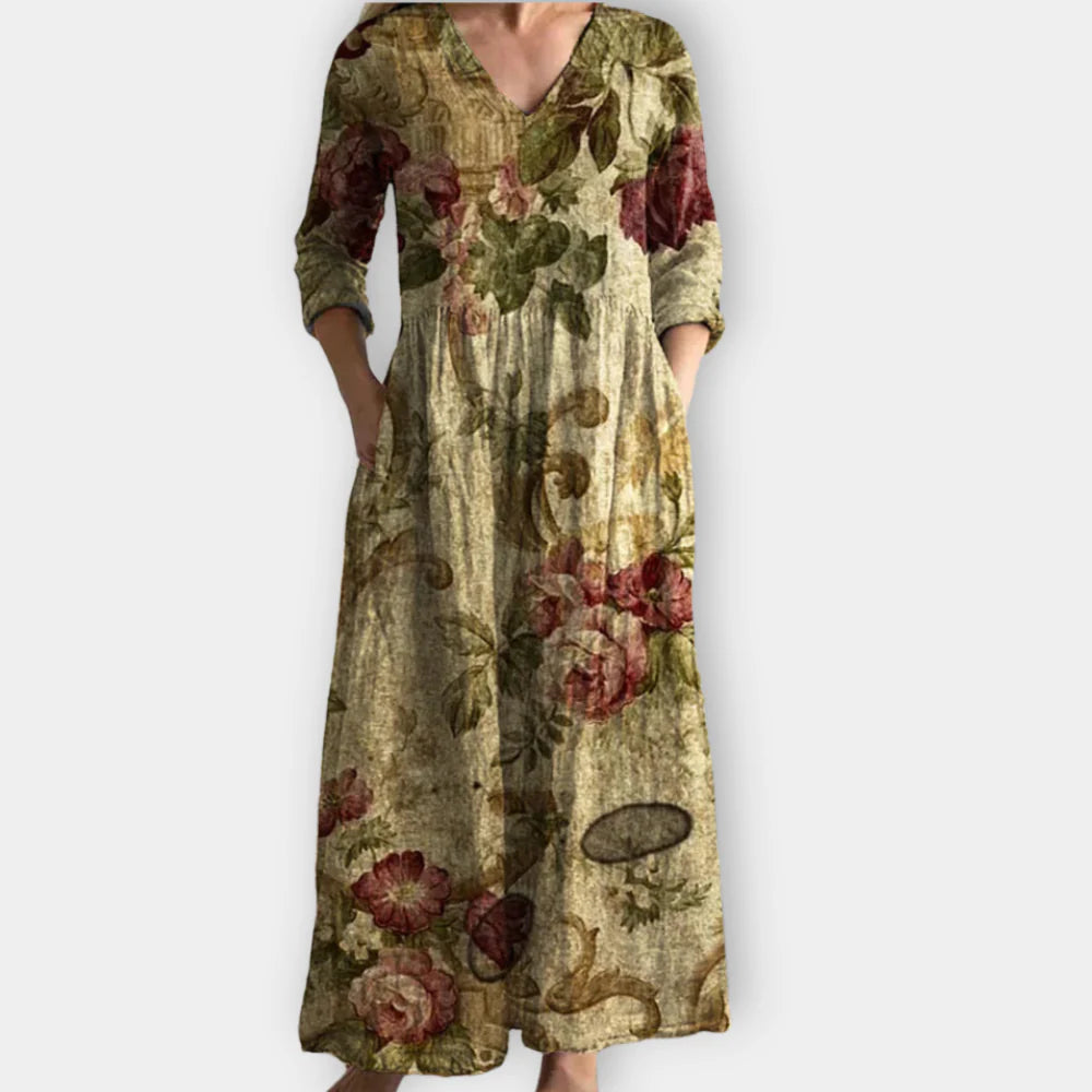 Quassia | Boho Maxi Dress Made Of Soft Premium Fabric