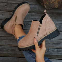 Olivia – Urban Ease Zip Ankle Boots