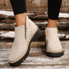 Olivia – Urban Ease Zip Ankle Boots