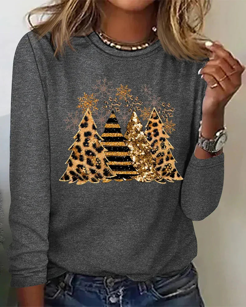 Long Sleeve Christmas Tree Top