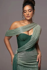 Giselle – Draped Goddess Elegance Maxi Dress