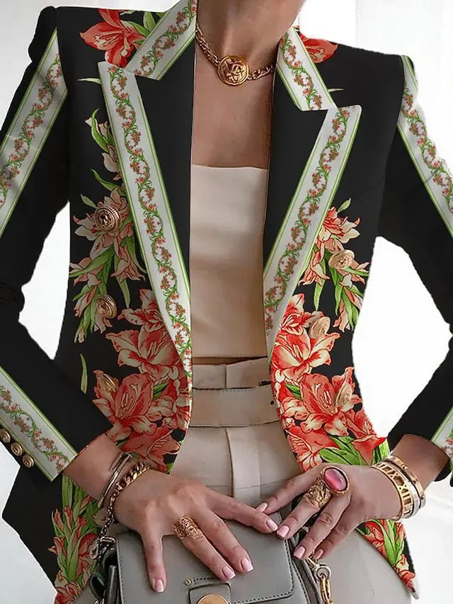 Scarlett – Elegant Botanical Blazer