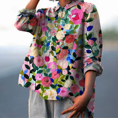 Fiona | Blouse With Romantic Floral Print