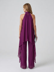 Bearim | Halter Neck Asymmetric Tunic Set