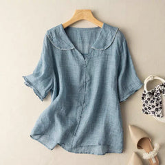 Hailey – Summer Button Blouse