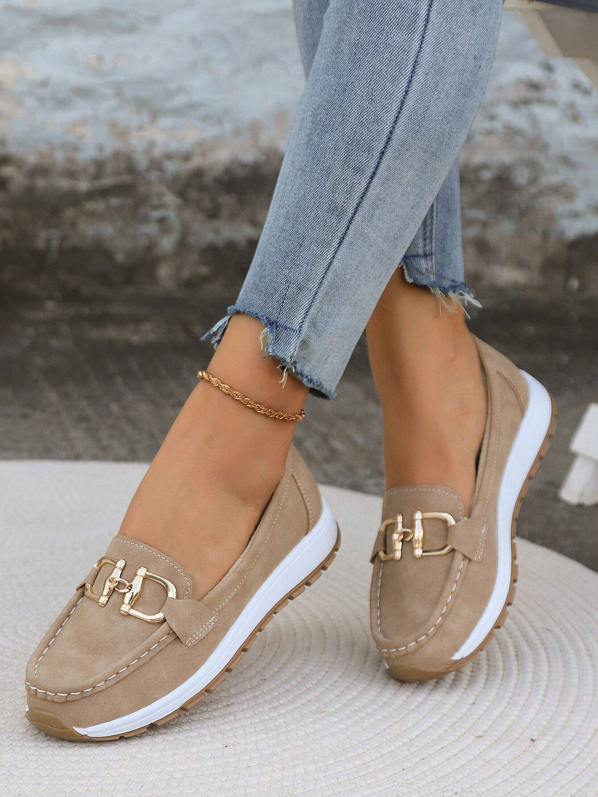 Elena – Classic Suede Comfort Loafers