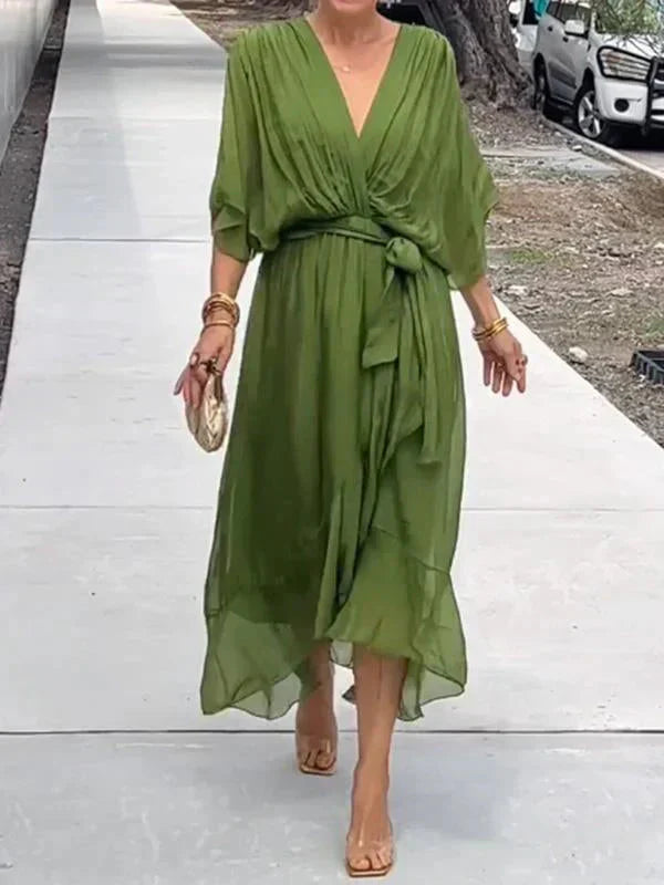 Ulani | V-Neck Flowy Dress