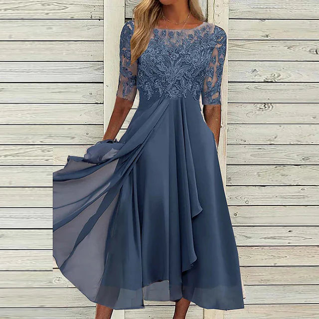 Evelyn – Graceful Elegance Lace Evening Dress