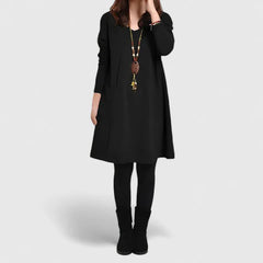 Vicky – Relaxed Elegance A-Line Dress