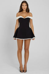 Indigo – Babydoll Mini Dress