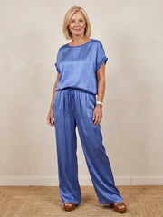 Shiloh | Short Sleeve Drawstring Waist Pants Set