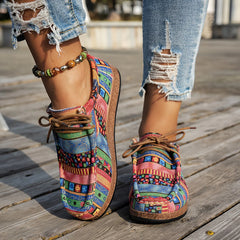 Adeline – Vibrant Patchwork Comfort Sneakers