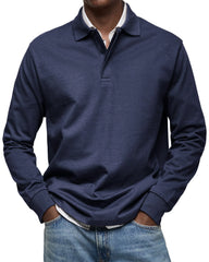 Aljur - Casual Longsleeve Polo