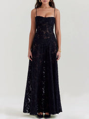 Savannah – Timeless Lace Flow Maxi Dress