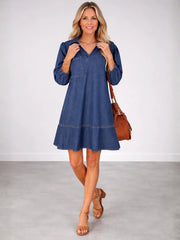Isolde | Relaxed Denim Shift Dress