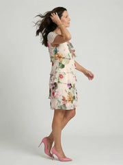 Silas | Refined Petal Knee Length Dress