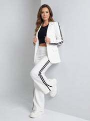 Kaya | Contrast Stripe Wide Leg Set