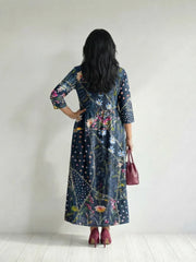Zane | Easy Gather Floral Midi Dress