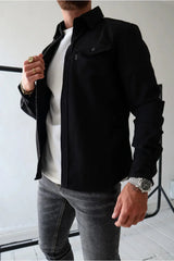 Mason – Textured Button-Up Knit Shirt