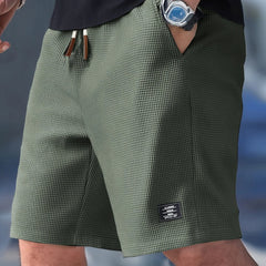 Ryan – Classic Textured Summer Shorts