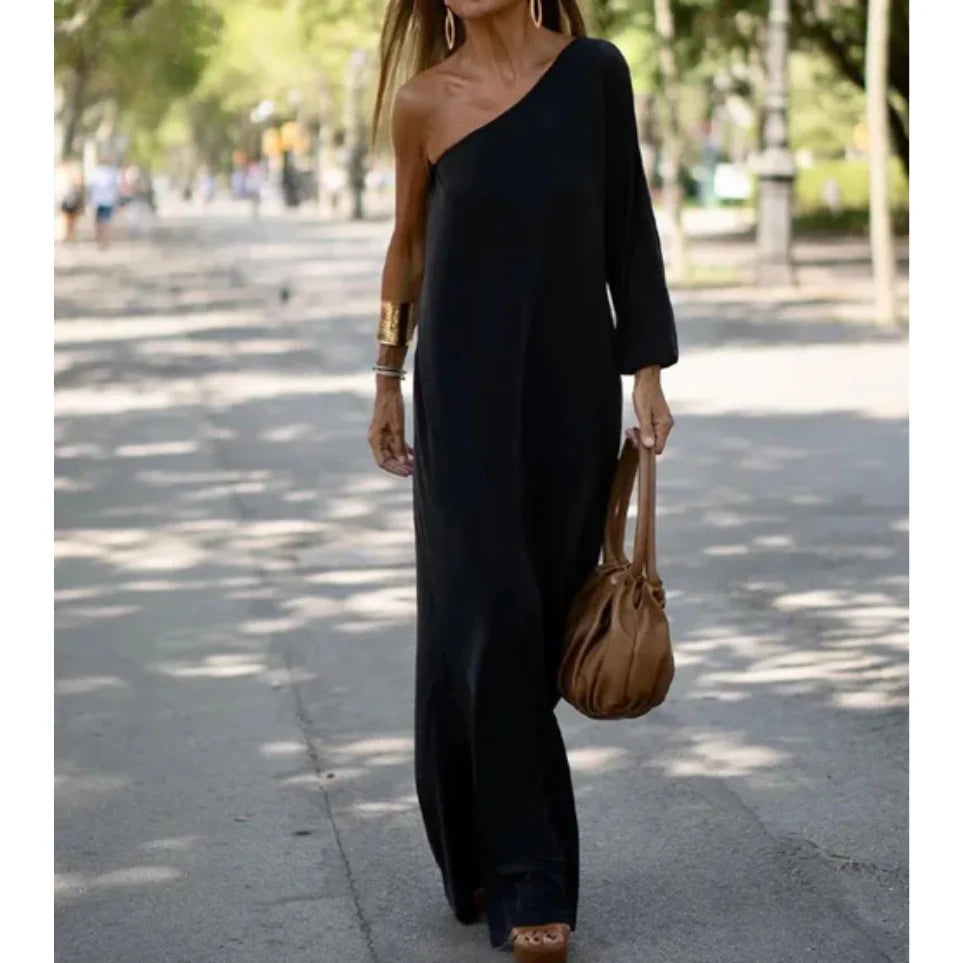 Flynn – Elegant One-Shoulder Dress