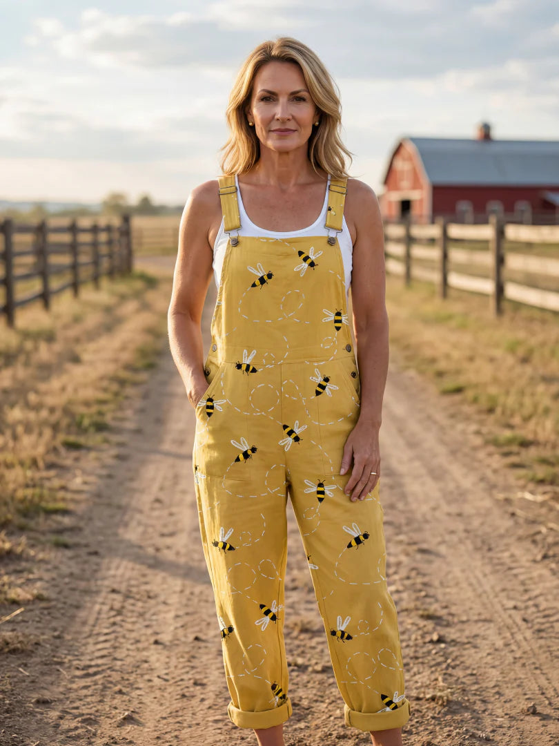 Petra | Light Honeybee Jumpsuit