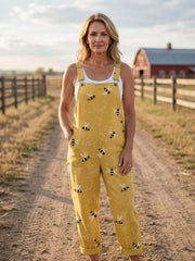 Petra | Light Honeybee Jumpsuit