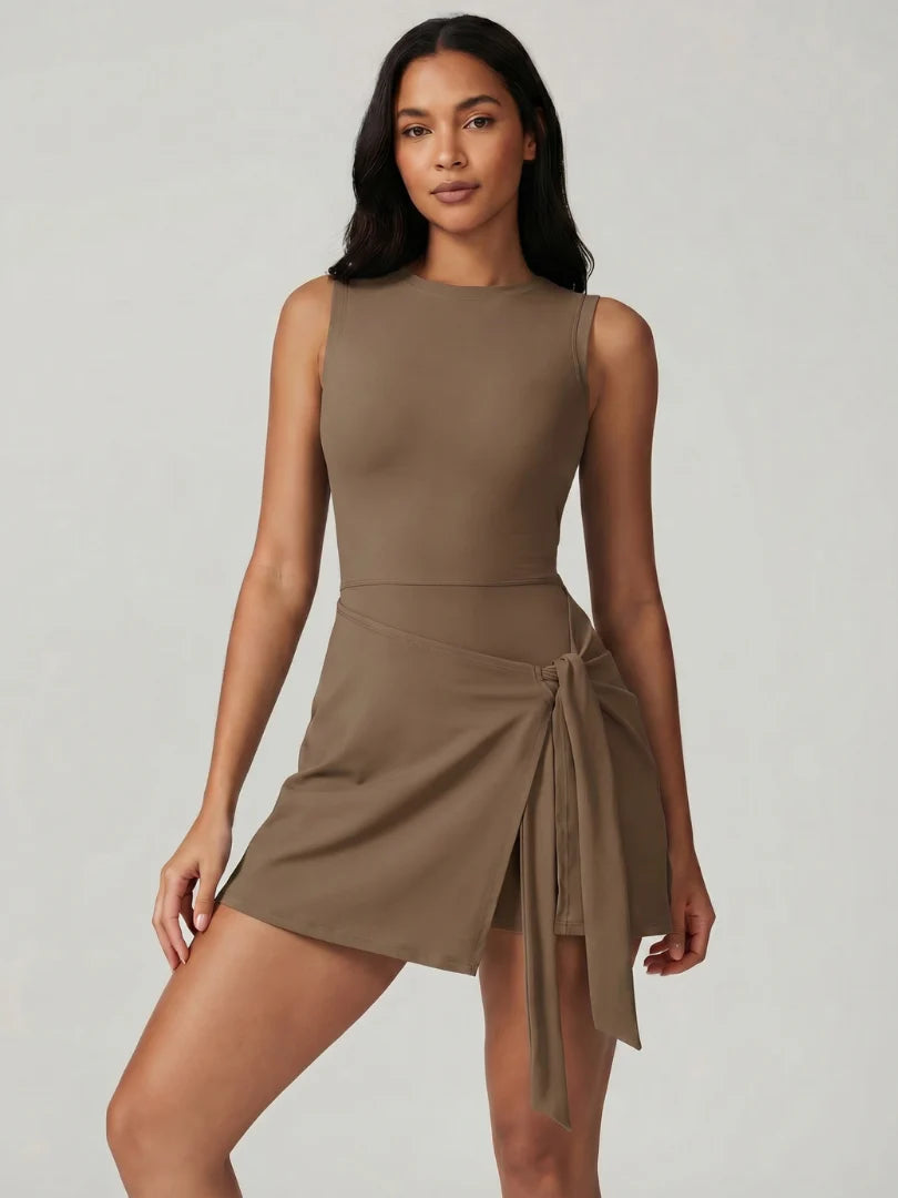 Carys | Sleeveless Wrap Tennis Dress