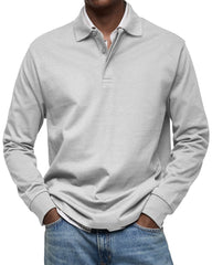 Aljur - Casual Longsleeve Polo