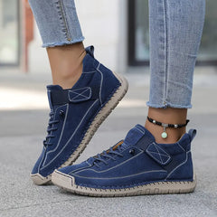 Leona – Black Casual Comfort Walking Shoes
